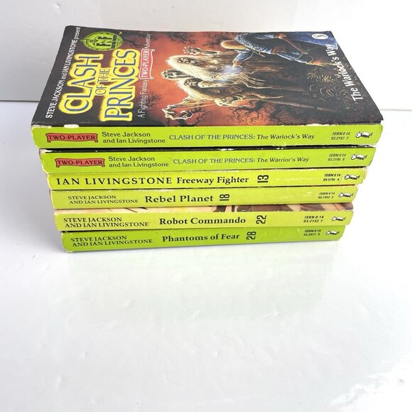 Fighting Fantasy Books Two Player Clash Of The Princes Warlocks Way Warriors Way - Picture 13 of 16